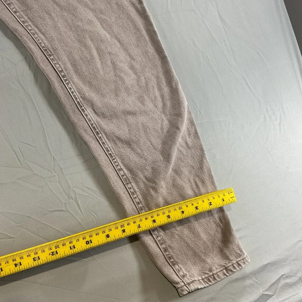 Riders Denim Jeans 34x34 New With Tags Relaxed Straight Leg Tan Beige Vintage 90